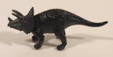 S.H. Black Triceratops 3 1/2" Long Dinosaur Toy Figure