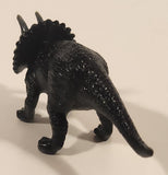 S.H. Black Triceratops 3 1/2" Long Dinosaur Toy Figure