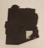 Arizona State Shaped 2 1/2" x 3" Rubber Fridge Magnet