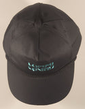 Vintage Lummi Casino Dark Black Adjustable Size Trucker Cap Hat