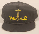 Vintage Warman Valves Black Snapback Trucker Cap Hat