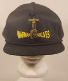 Vintage Warman Valves Black Snapback Trucker Cap Hat