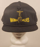 Vintage Warman Valves Black Snapback Trucker Cap Hat