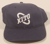 Kito Black Adjustable Size Trucker Cap Hat