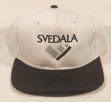 Vintage Svedala Black and White Snapback Trucker Cap Hat