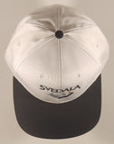 Vintage Svedala Black and White Snapback Trucker Cap Hat