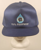 Vintage C.P.I. Equipment Dark Blue Snapback Trucker Cap Hat
