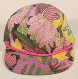 Vintage Nissin Tropical Themed Pink Yellow Green Adjustable Size Cap Hat
