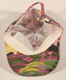 Vintage Nissin Tropical Themed Pink Yellow Green Adjustable Size Cap Hat