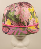 Vintage Nissin Tropical Themed Pink Yellow Green Adjustable Size Cap Hat