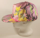 Vintage Nissin Tropical Themed Pink Yellow Green Adjustable Size Cap Hat
