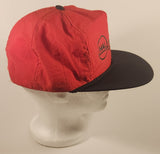 Vintage HAL Industries Inc. Quality Weather Barriers Red and Black Snapback Trucker Cap Hat