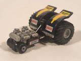 1990 Galoob Micro Machines Tractor Pull Black Die Cast Toy Car Vehicle