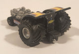 1990 Galoob Micro Machines Tractor Pull Black Die Cast Toy Car Vehicle