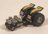 1990 Galoob Micro Machines Tractor Pull Black Die Cast Toy Car Vehicle