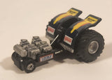 1990 Galoob Micro Machines Tractor Pull Black Die Cast Toy Car Vehicle