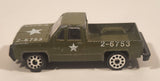 Zee Toys Zylmex Dyna Wheels GMC Chevy Fleetside Truck D99 #77 Army Green 2-6753 Diecast Toy Car Vehicle