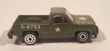 Zee Toys Zylmex Dyna Wheels GMC Chevy Fleetside Truck D99 #77 Army Green 2-6753 Diecast Toy Car Vehicle