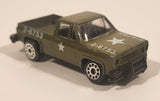 Zee Toys Zylmex Dyna Wheels GMC Chevy Fleetside Truck D99 #77 Army Green 2-6753 Diecast Toy Car Vehicle
