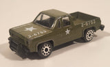 Zee Toys Zylmex Dyna Wheels GMC Chevy Fleetside Truck D99 #77 Army Green 2-6753 Diecast Toy Car Vehicle