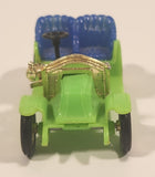 Vintage Mini Mite 1911 Renault Bright Green Plastic Toy Car Vehicle