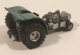 1990 Galoob Micro Machines Tractor Pull Green Die Cast Toy Car Vehicle