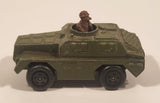 1973 Lesney Products Matchbox Rolamatics No. 28 Stoat Army Green Die Cast Toy Car Army Military Scout Lookout Vehicle