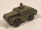 1973 Lesney Products Matchbox Rolamatics No. 28 Stoat Army Green Die Cast Toy Car Army Military Scout Lookout Vehicle