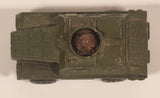 1973 Lesney Products Matchbox Rolamatics No. 28 Stoat Army Green Die Cast Toy Car Army Military Scout Lookout Vehicle