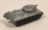 Vintage Mt1004 T10 JS III Russian Army Tank Grey Die Cast Toy Car Vehicle Hong Kong