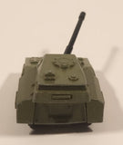 Vintage 1976 Lesney Matchbox Rolamatics No. 70 S.P Gun Tank Army Green Die Cast Toy Car Military Weaponry Vehicle with Moving Gun Made in England