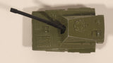 Vintage 1976 Lesney Matchbox Rolamatics No. 70 S.P Gun Tank Army Green Die Cast Toy Car Military Weaponry Vehicle with Moving Gun Made in England