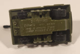 Vintage 1976 Lesney Matchbox Rolamatics No. 70 S.P Gun Tank Army Green Die Cast Toy Car Military Weaponry Vehicle with Moving Gun Made in England