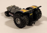 1990 Galoob Micro Machines Tractor Pull Black Die Cast Toy Car Vehicle