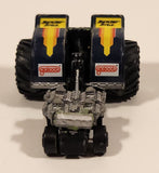 1990 Galoob Micro Machines Tractor Pull Black Die Cast Toy Car Vehicle