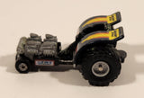 1990 Galoob Micro Machines Tractor Pull Black Die Cast Toy Car Vehicle
