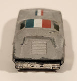 Vintage Yatming No. 1001 Lamborghini Miura Grey Die Cast Toy Car Vehicle