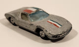 Vintage Yatming No. 1001 Lamborghini Miura Grey Die Cast Toy Car Vehicle