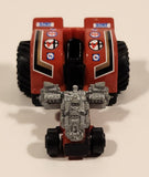 1990 Galoob Micro Machines Tractor Pull Red Die Cast Toy Car Vehicle