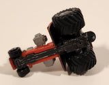 1990 Galoob Micro Machines Tractor Pull Red Die Cast Toy Car Vehicle