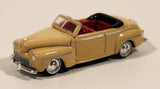 CMW Mini Metals HO Scale 1948 Ford Convertible Tan Die Cast Toy Car Vehicle with Opening Hood