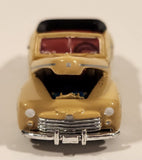 CMW Mini Metals HO Scale 1948 Ford Convertible Tan Die Cast Toy Car Vehicle with Opening Hood