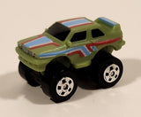 1987 Road Champs BMW M3 Green Micro Mini Die Cast Toy Car Vehicle