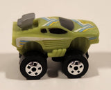 1987 Road Champs Ferrari Testarossa Green Micro Mini Die Cast Toy Car Vehicle