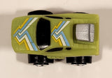 1987 Road Champs Ferrari Testarossa Green Micro Mini Die Cast Toy Car Vehicle
