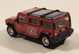 2004 2005 Season Fleer NHL Montreal Canadiens Hummer H2 Red Die Cast Toy Car Vehicle