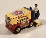 2000 White Rose Collectibles NHL Montreal Canadiens Zamboni Gold Red Blue 1:50 Scale Die Cast Toy Car Vehicle