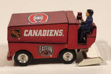 2001 White Rose Collectibles NHL Montreal Canadiens Zamboni Red Chrome 1:50 Scale Die Cast Toy Car Vehicle