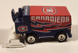 2004 Fleer White Rose Collectibles NHL Montreal Canadiens Zamboni Red Blue 1:50 Scale Die Cast Toy Car Vehicle