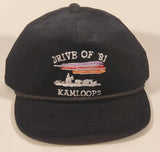 Drive of '91 Kamloops Black Corduroy Snapback Trucker Cap Hat
